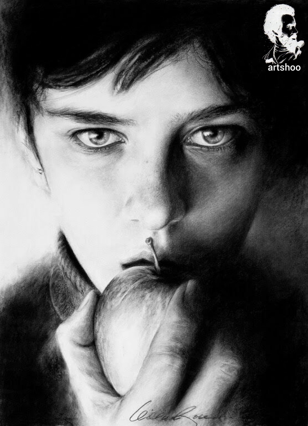 مدل کودک سیاه قلم